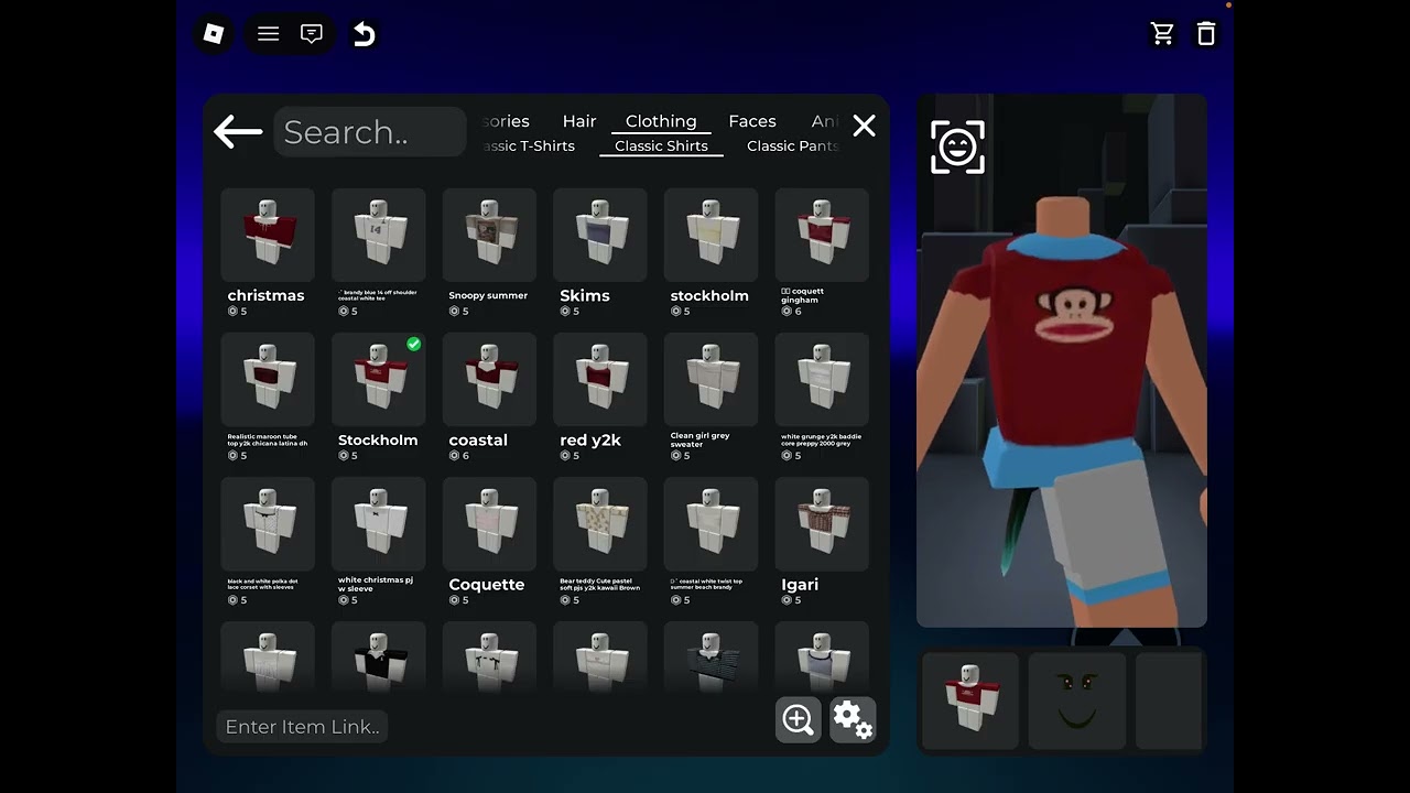 Catalogue avatar