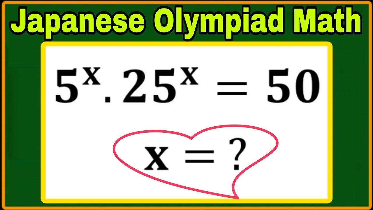 Japanese| A Brain Buster Algebra Olympiad Math Problem|Super Interesting Olympic Math|Can you solve?