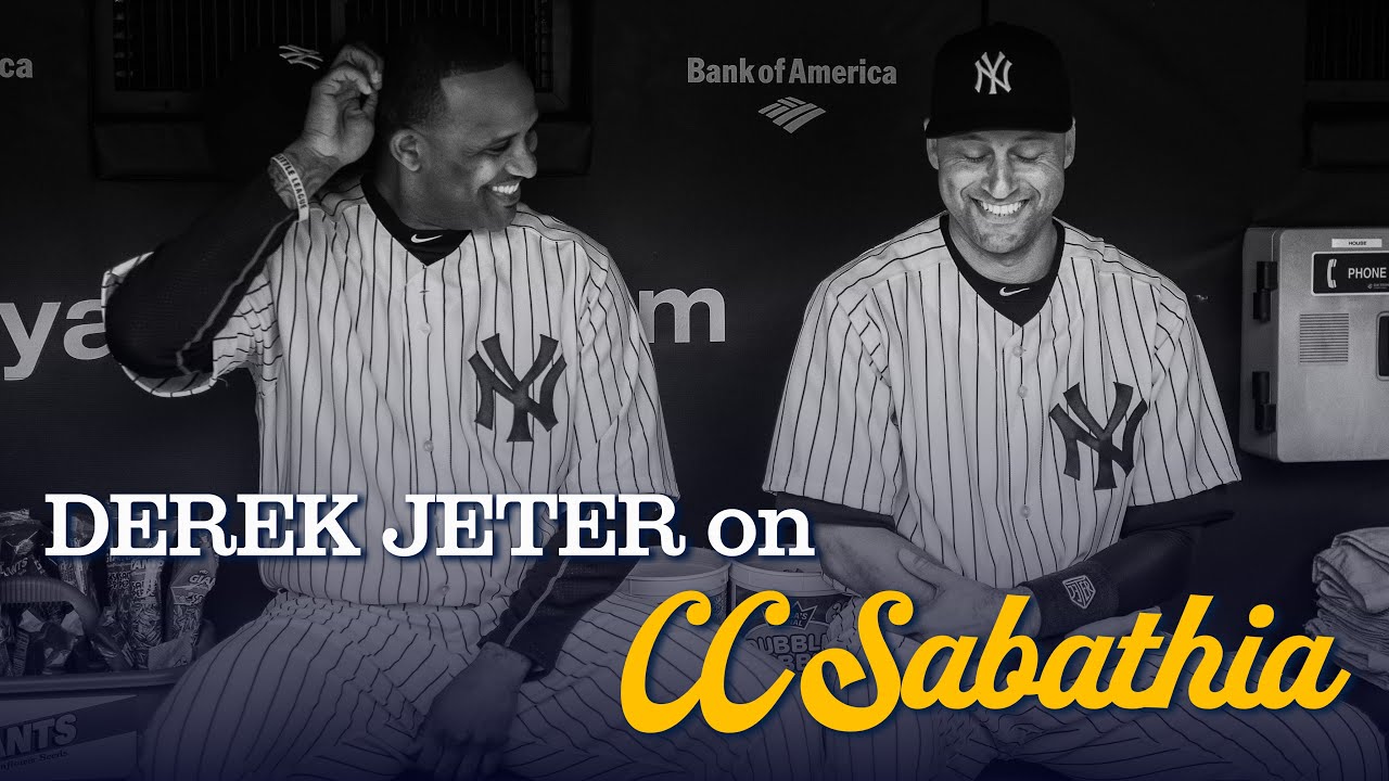 Derek Jeter welcomes CC Sabathia into the Hall of Fame
