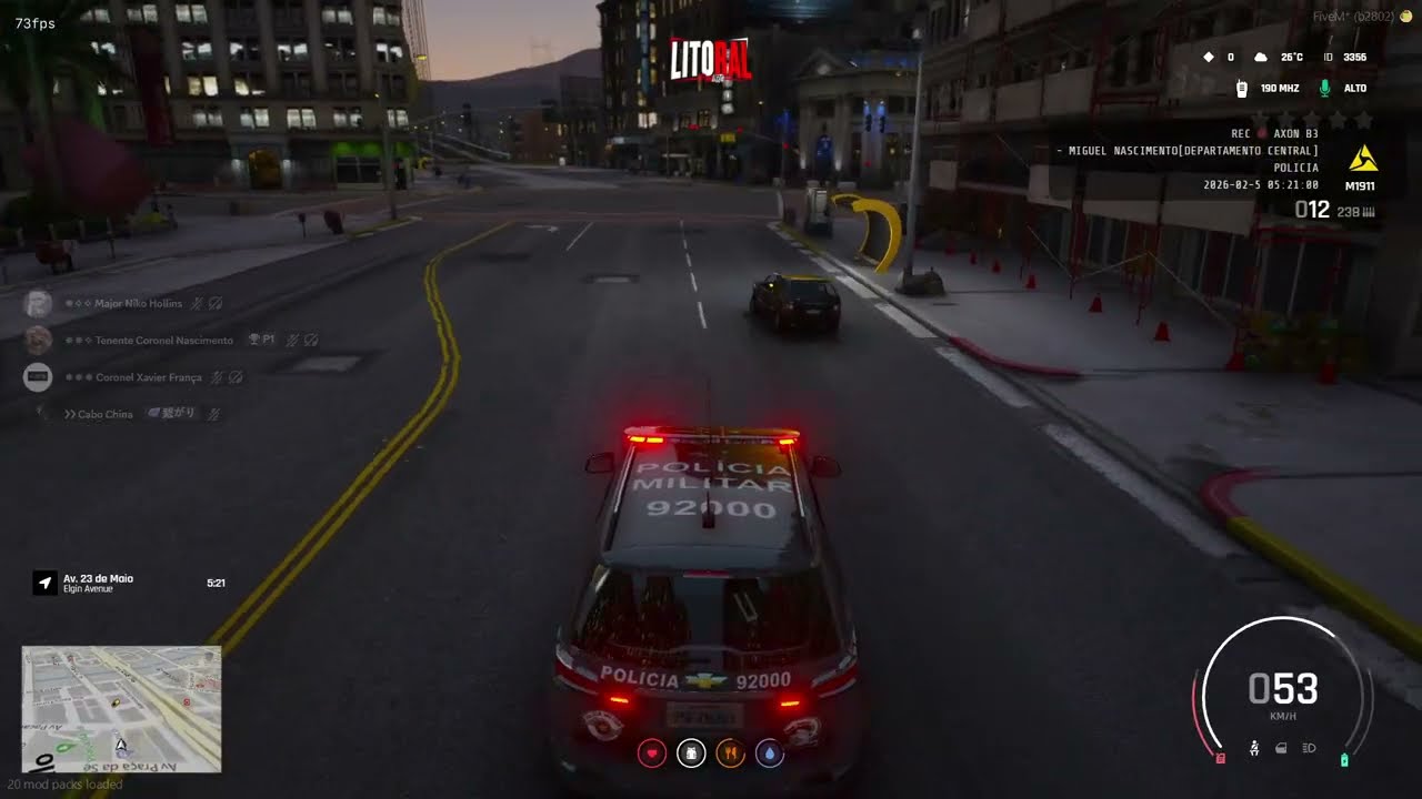 NÃO AGUENTOU O PINOTE E SE ENTREGOU • 2º BPChq • LITORAL PAULISTA ROLEPLAY