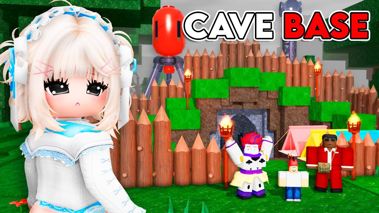 I Turned The KIDS CAVE Into A MANSION In 99 NIGHTS IN THE FOREST ROBLOX