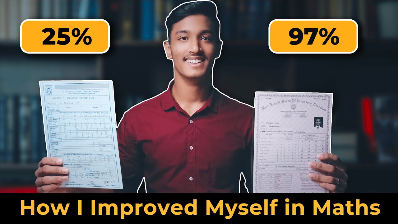 How to become good in maths (5 Tips that I followed to increase my marks from 25% to 97%)