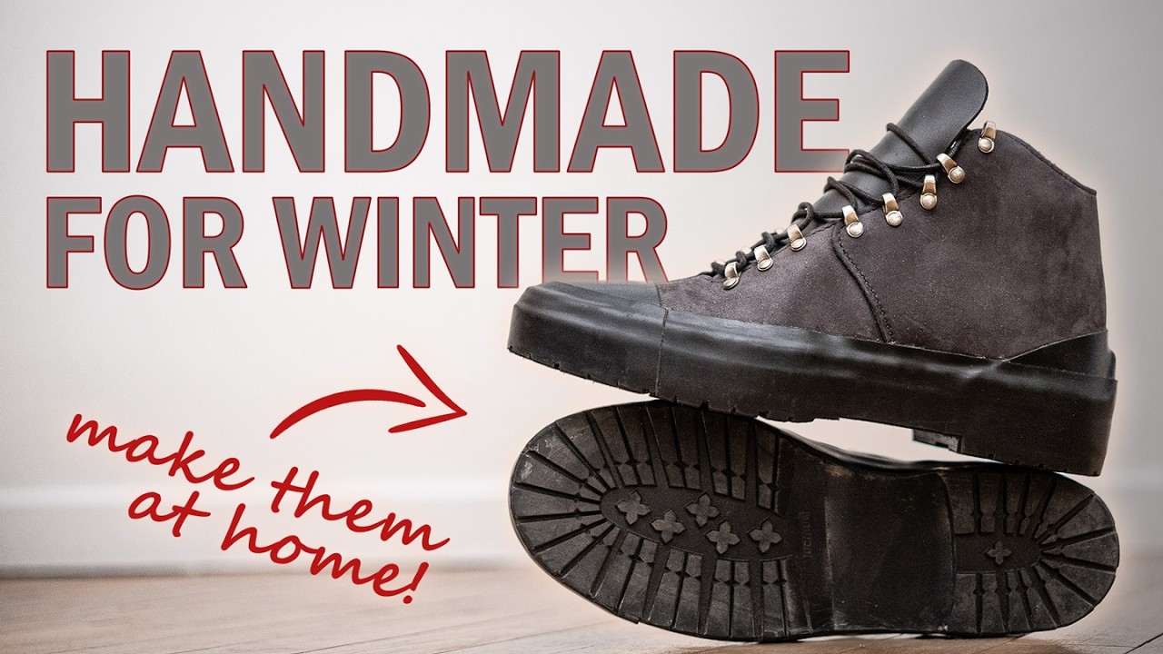 DIY leather boots with Sneakerkit !! READY FOR WORK