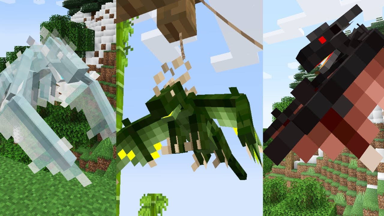 Tiny Dragons, Minecraft mod (showcase 1.21.1)