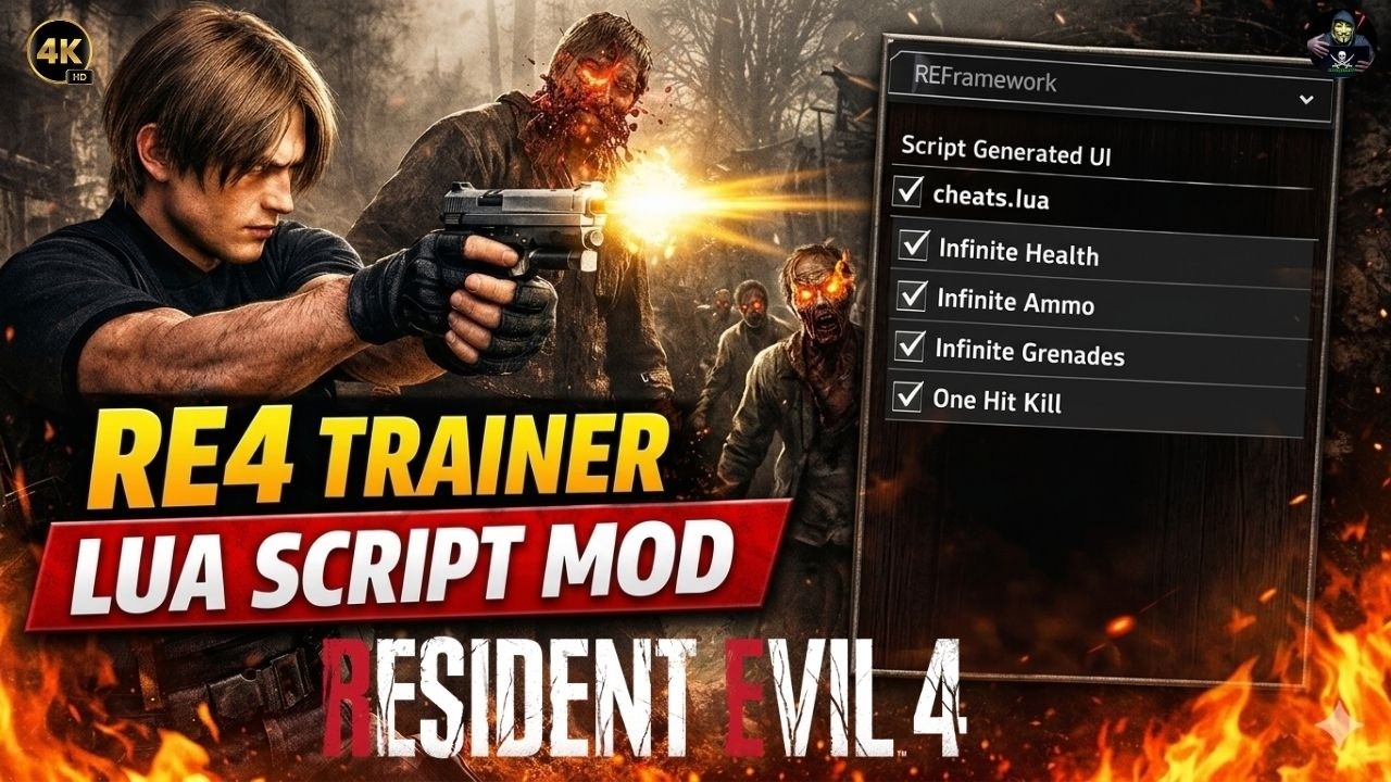 🎮 Как установить REFramework и скрипты Lua в Resident Evil 4 Remake | Руководство по лучшим трейн...