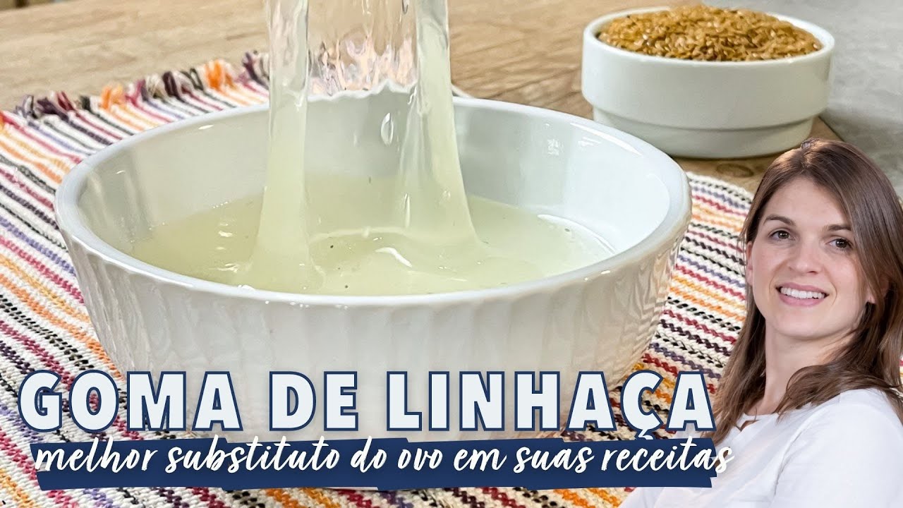 Clara de Ovo Vegana | Goma de Linhaça - melhor opção para substituir o ovo
