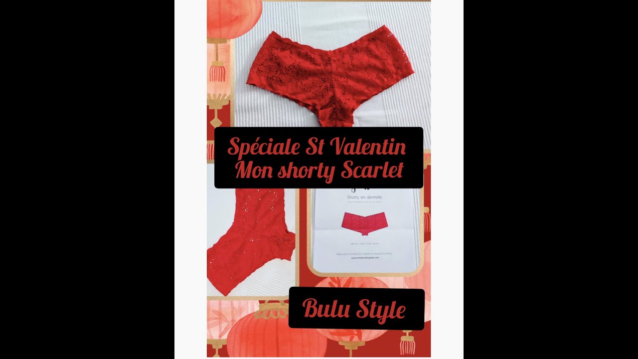 tuto couture/mon shorty pour la St Valentin 😉 / @bulustyle9825
