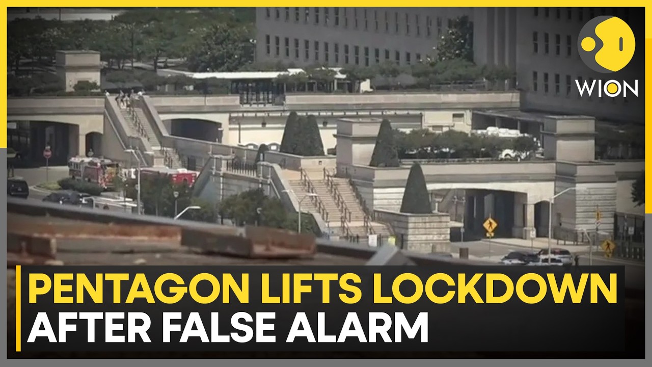 Pentagon Lifts Lockdown After Security Threat Turns Out To Be False Alarm | WION News