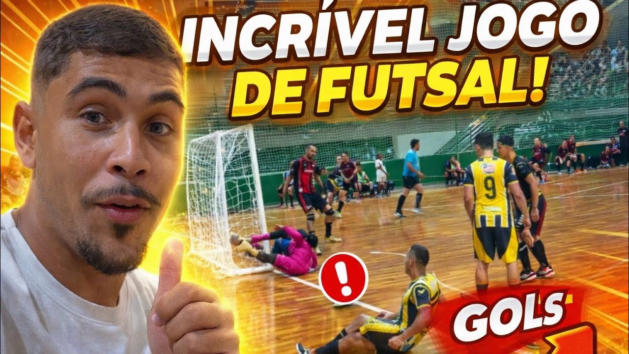 QUE JOGÃO, QUE TEVE NO FUTSAL ⚽️😳