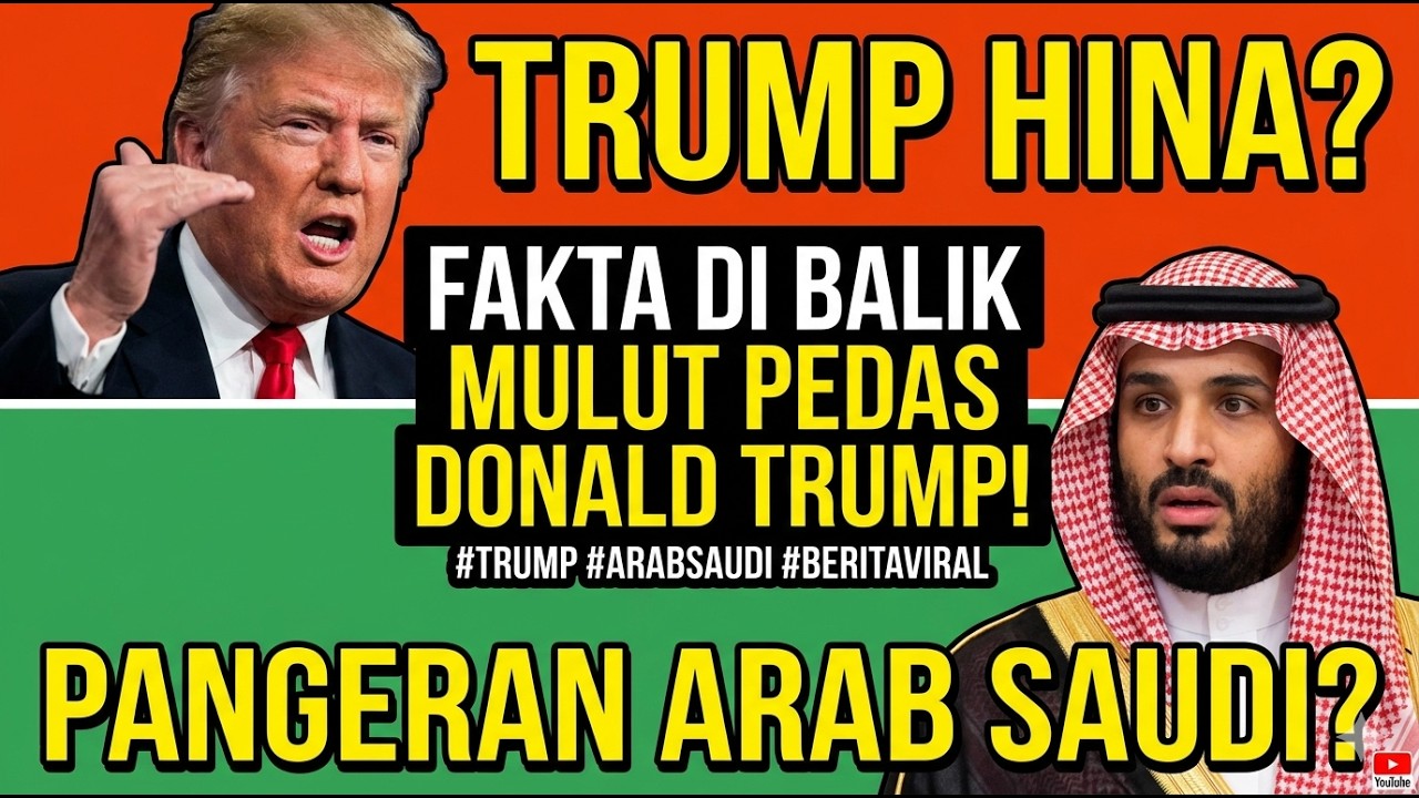 Trump Hina Pangeran Arab Saudi? Fakta di Balik Mulut Pedas Donald Trump!