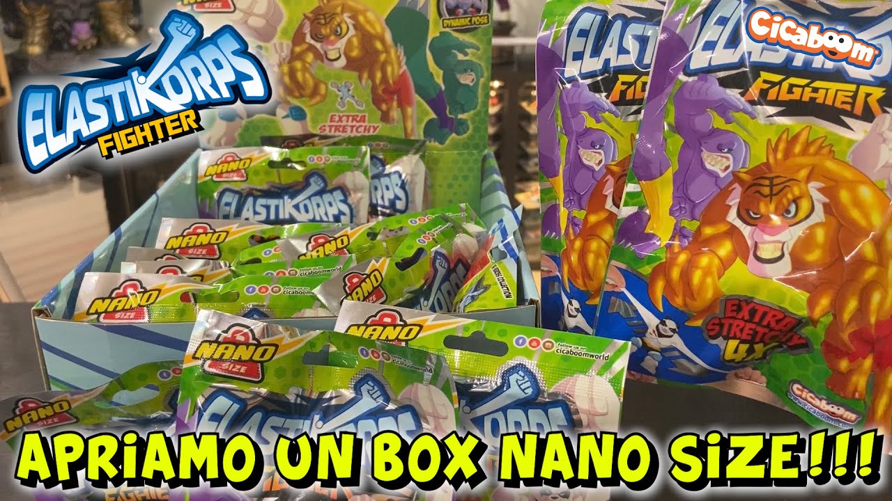 ELASTIKORPS FIGHTER NANO SIZE! APRIAMO UN BOX!!! Cicaboom 💣 Edicola