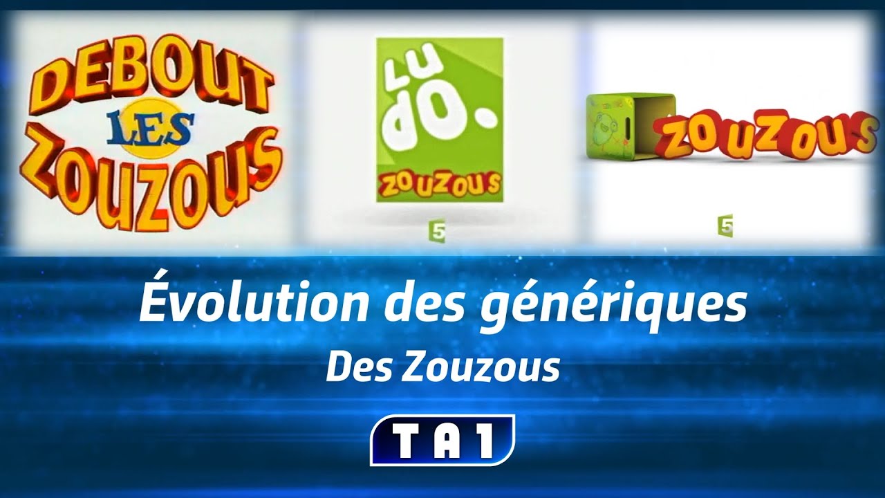 Évolution des génériques des Zouzous