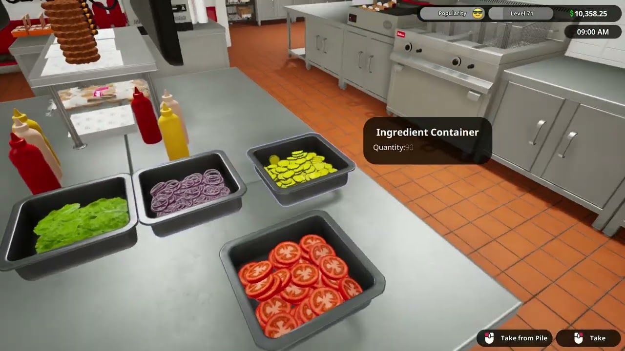 Fast Food Simulator Solo Play Hard mode