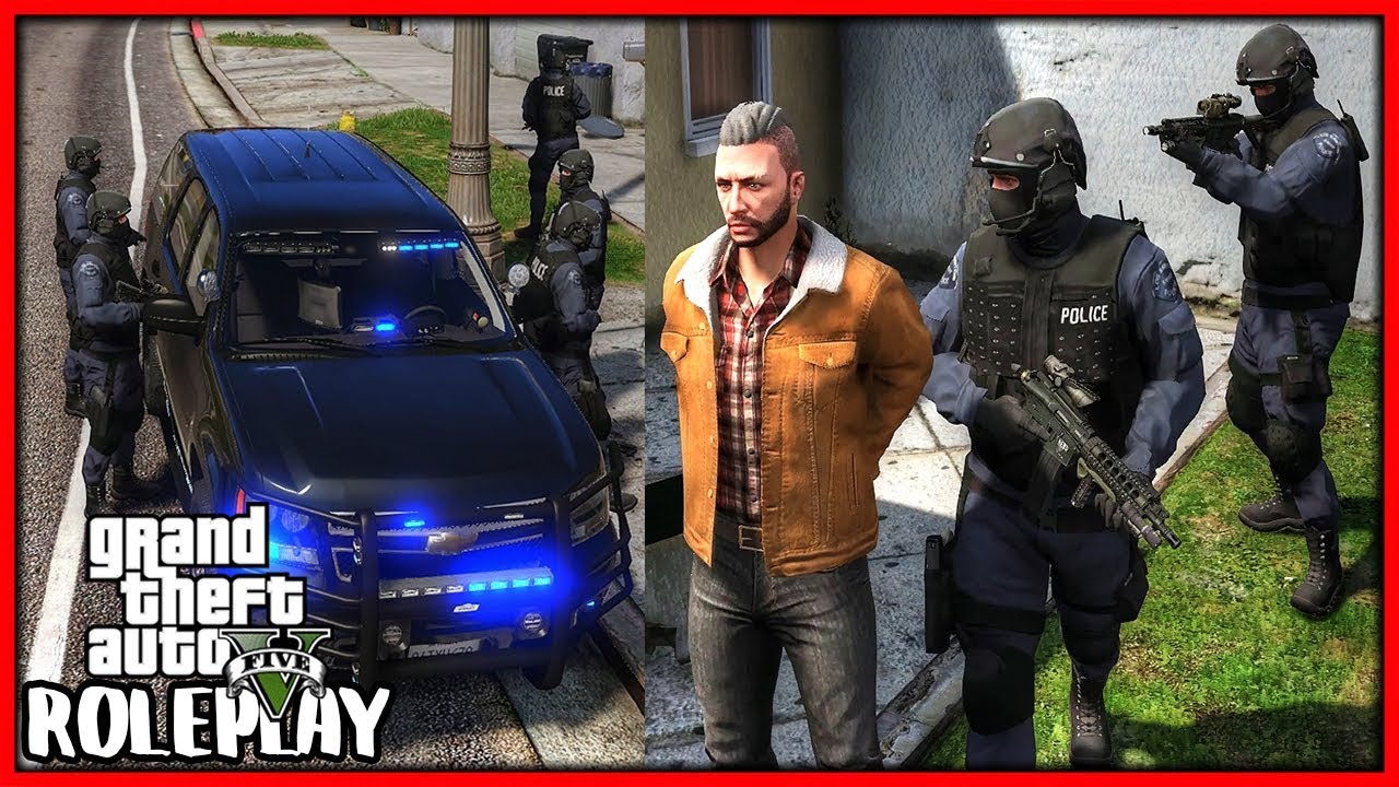 GTA 5 Roleplay - S.W.A.T POLICE RAID MY HOUSE | RedlineRP #654