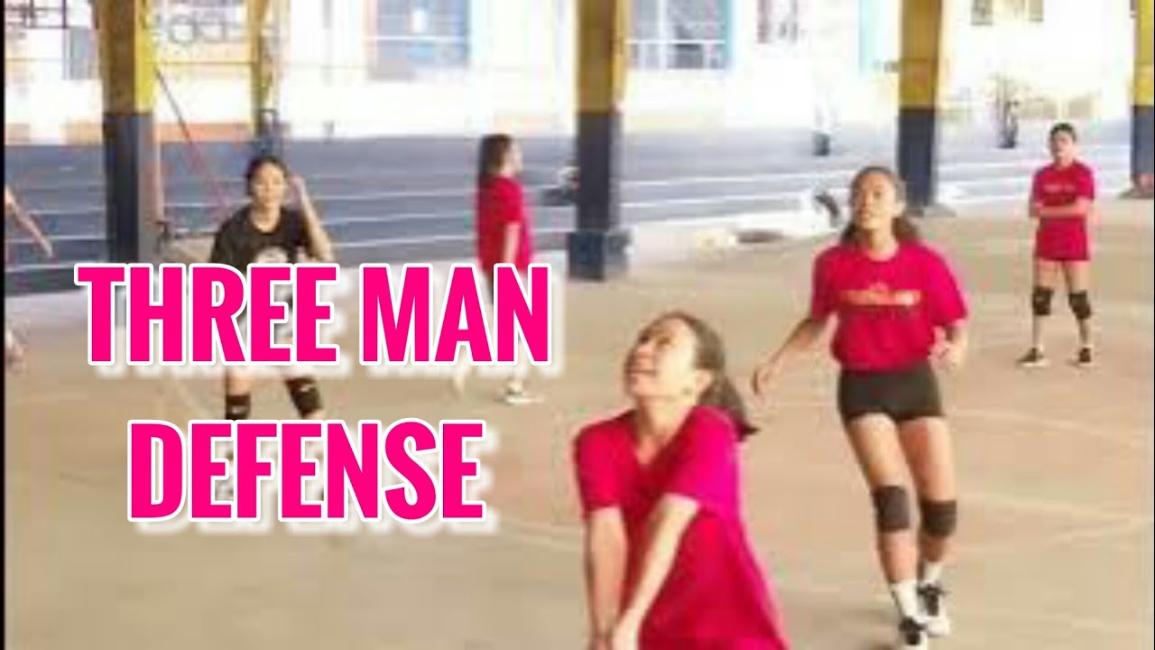 THREE MAN DEFENSE | VOLLEYBALL TRAINING DAY 10 | TALA HIGH SCHOOL