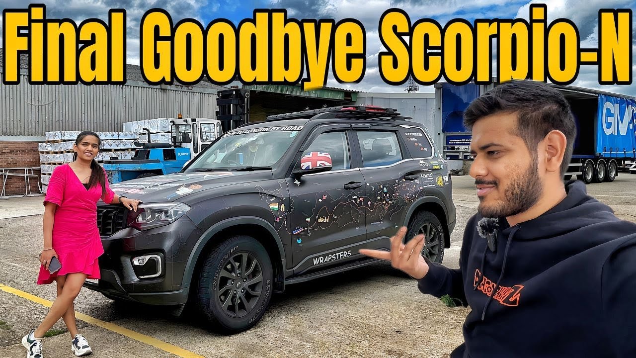 Finally Scorpio-N Ko Bye Bye Kardiya England Mein 😭 |Delhi To London By Road| #EP-104