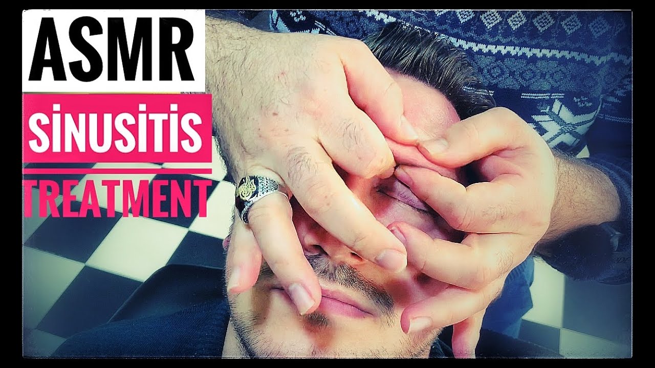 ASMR MASSAGE • Real Barber shop also sinusitis treatment(Sinuzit Tedavisi)