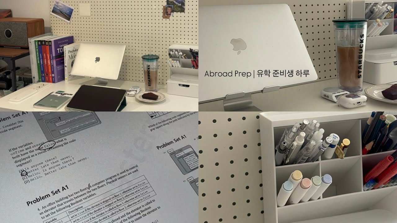 [Vlog] 유학생 브이로그 l 08년생 l 고3 공부 브이로그 l Study Vlog l 토익 토플 📚