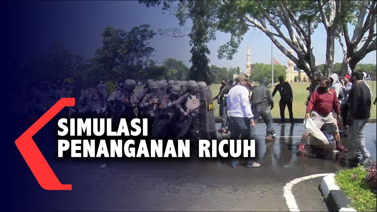 Simulasi Penanganan Ricuh Ketika Pilkada