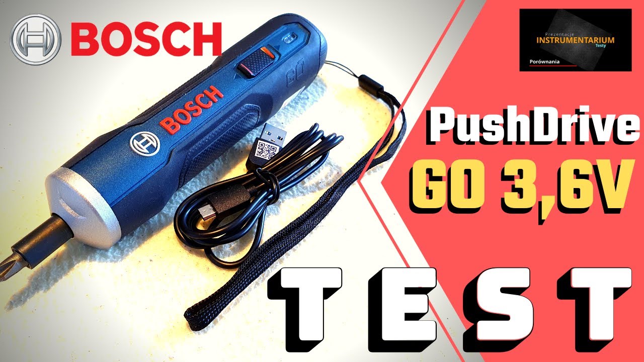 Bosch PushDrive Go 3.6V - Wkrętarka akumulatorowa
