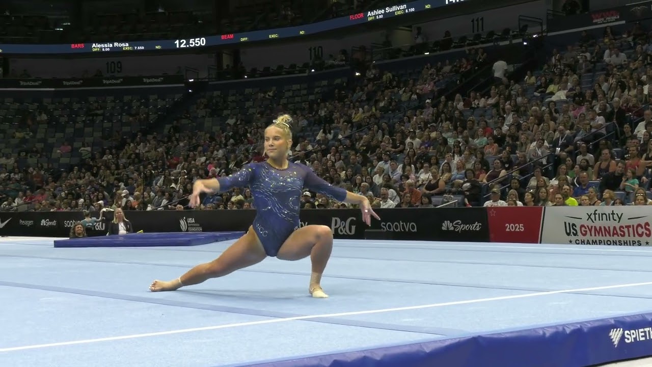 Reese Esponda  - Floor Exercise -  2025 Xfinity U.S. Championships -  Senior Women Day 1