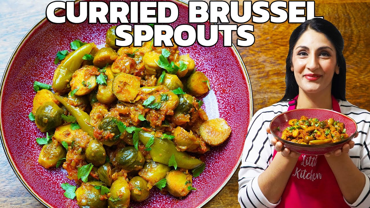 CURRIED Brussel Sprouts - BLAND NO MORE!