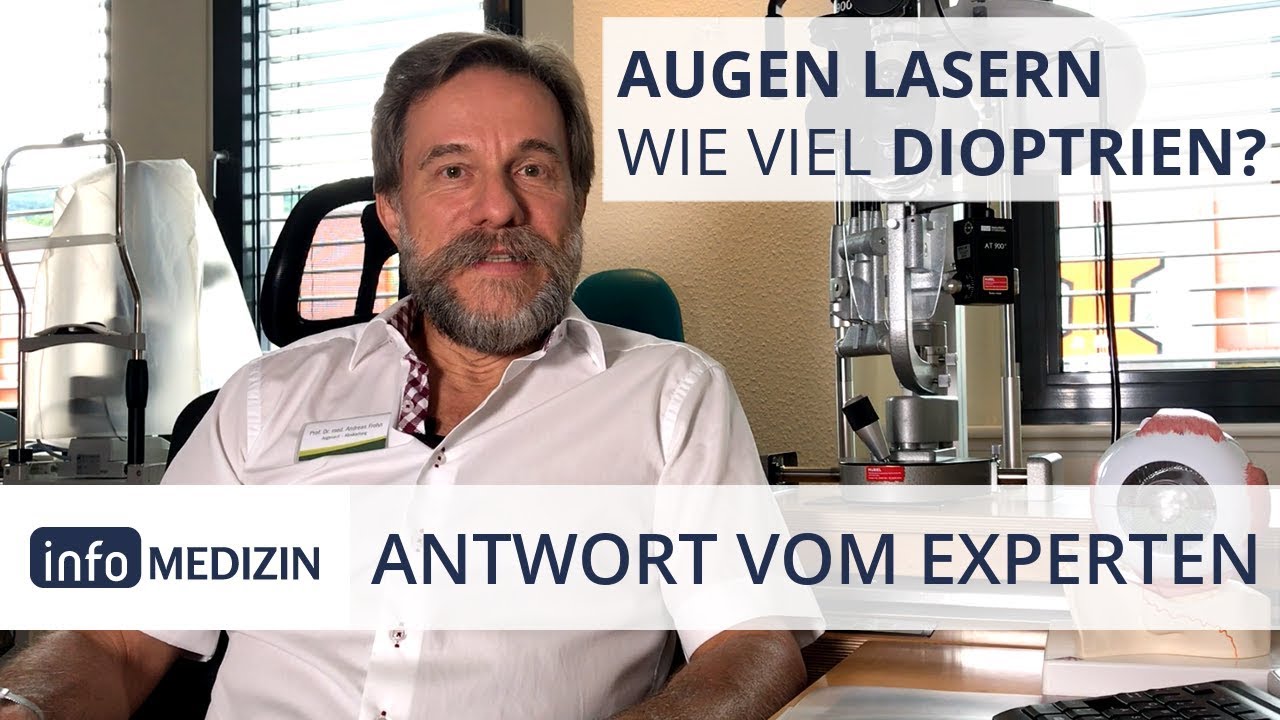 Augen lasern: Wie viel Dioptrien sind möglich? | Expertenantwort von Prof. Dr. Frohn