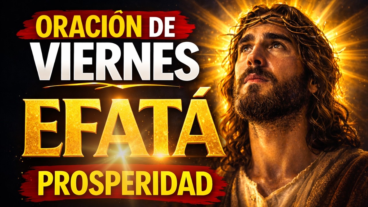 ORACIÓN PODEROSA DE VIERNES 💰 EFATÁ Abre Puertas, Bendice tu Trabajo y Multiplica tu Provisión