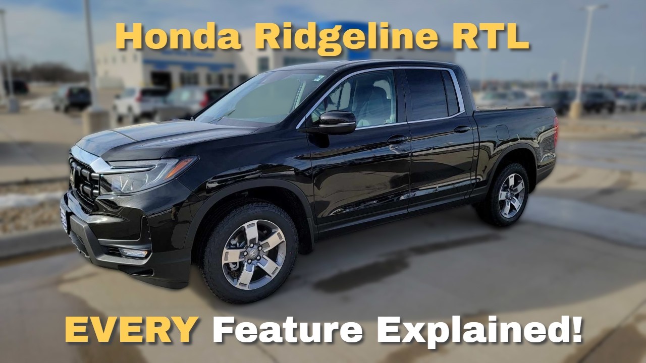 2024 Honda Ridgeline RTL Walkaround Standard Features