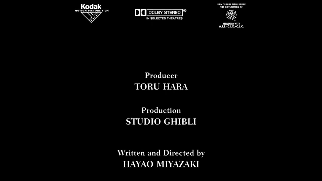 My Neighbor Totoro (1988, 2006, 2017) End Credits Scroll