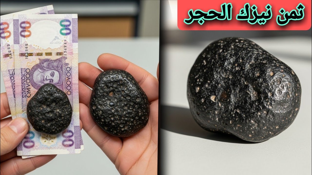 النيزك الحجري الحقيقي الذي يُباع بالدرهم المغربي! 😮