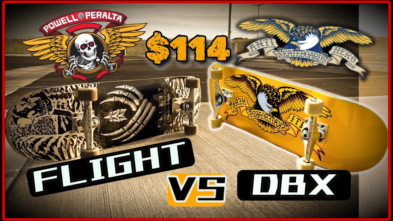 Powell Peralta FLIGHT Deck V.S. DBX Anti Hero (Deluxe)
