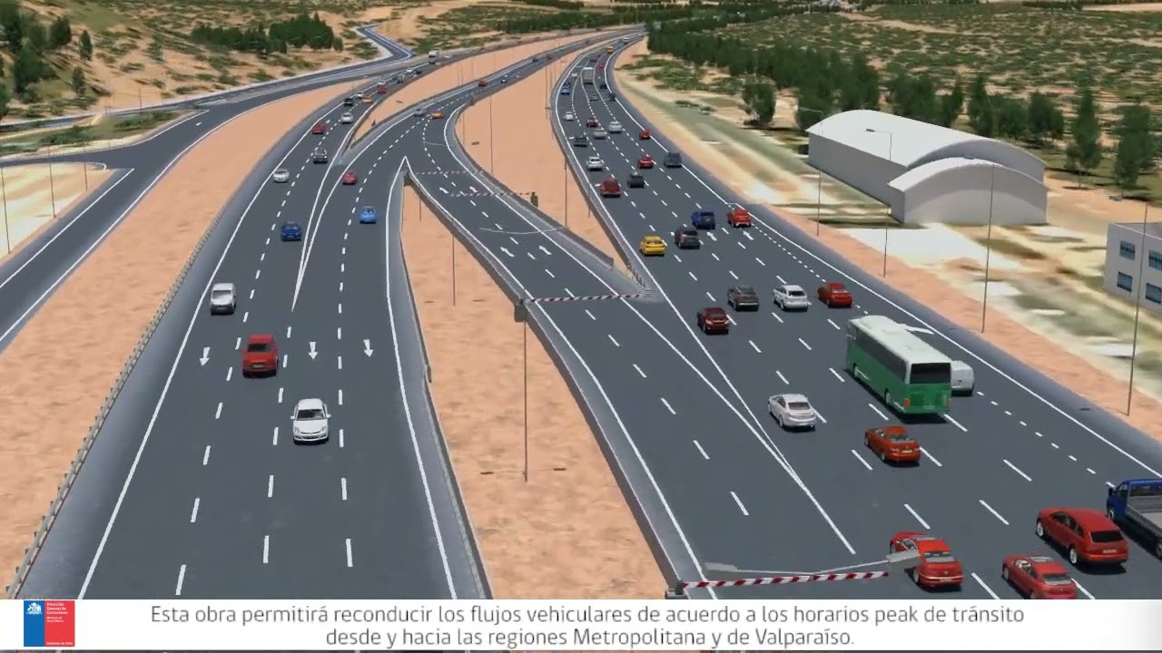 Segunda Concesión Ruta 68 ; Interconexión vial Santiago - Valparaíso - Viña del Mar
