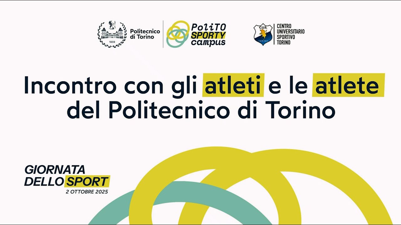 Presentazione Dual Career e Rappresentative Sportive | 2 ottobre 2025