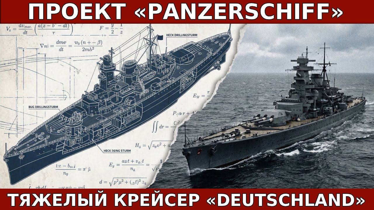 Тяжелый крейсер Deutschland: Проект «Panzerschiff» и испытание ФАБ-5000