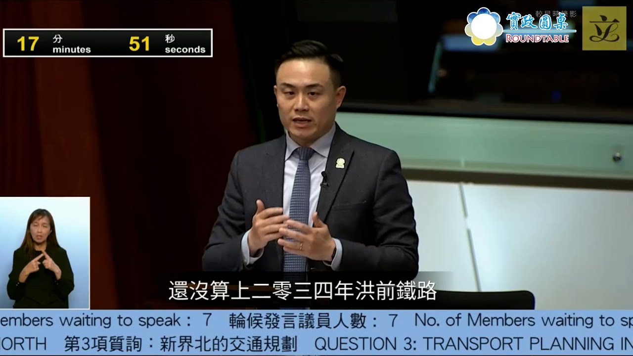 【新界北交通規劃事事俱備 新界西多條鐵路出市區都冇局長係咪應該表態「洪欣鐵路」急切性？】