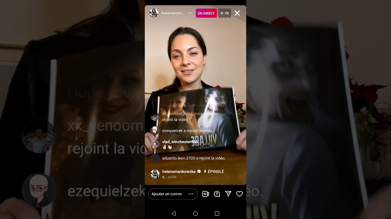 Helena Mankowska (Lady Dimitrescu face model) latest live