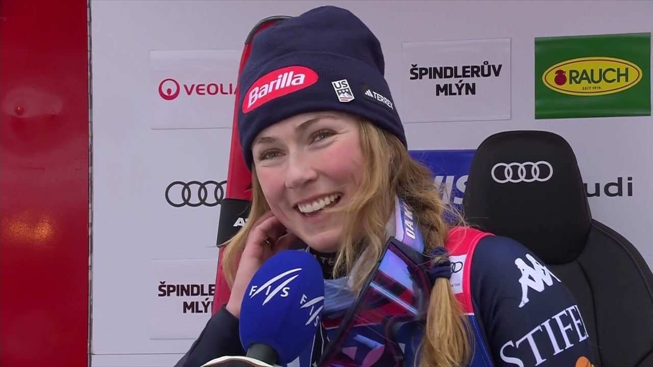 Mikaela Shiffrin's Post-Win Interview | 9th Slalom Globe, 71st World Cup Slalom, 108th Career WIN