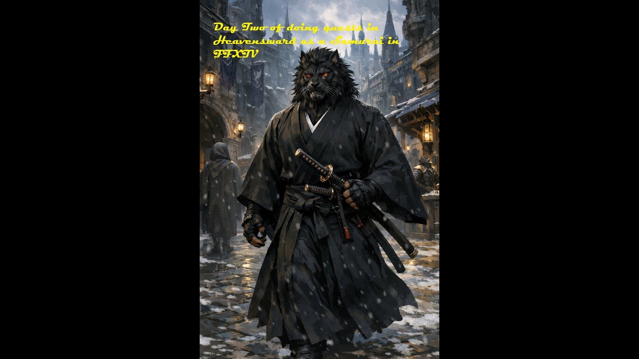 Day Two of doing quests in Heavensward as a Samurai in FFXIV