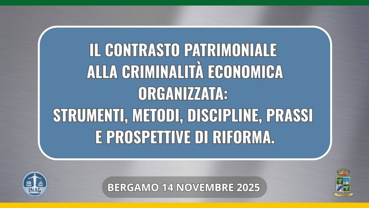 Il contrasto patrimoniale alla criminalit&agrave; economica organizzata.
