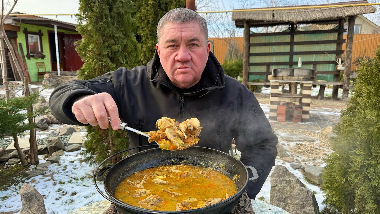 Простой рецепт ароматного супа из перепелок!