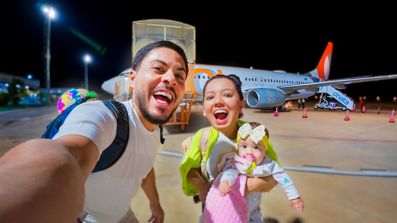 REAÇÃO DA MARIAH VIAJANDO DE AVIÃO❤ PELA PRIMEIRA VEZ 😍!
