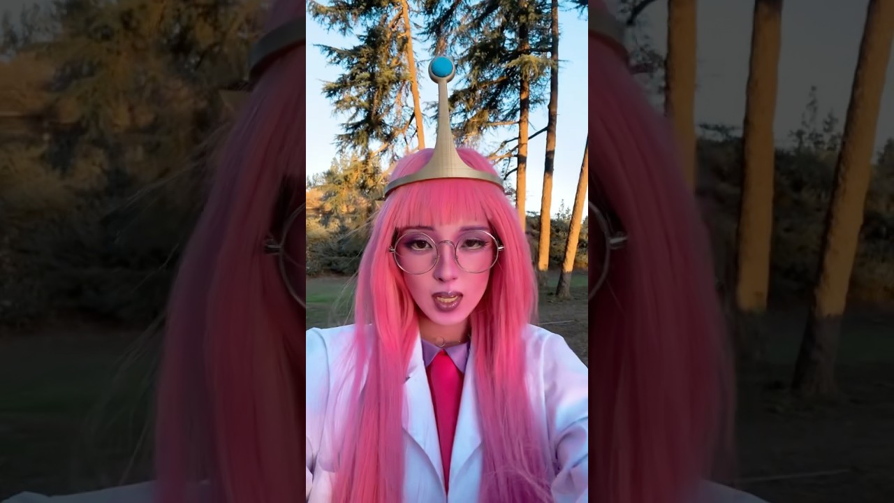 Princess Bubblegum and Marceline cosplay 🩷🤍 #adventuretime #bubbline
