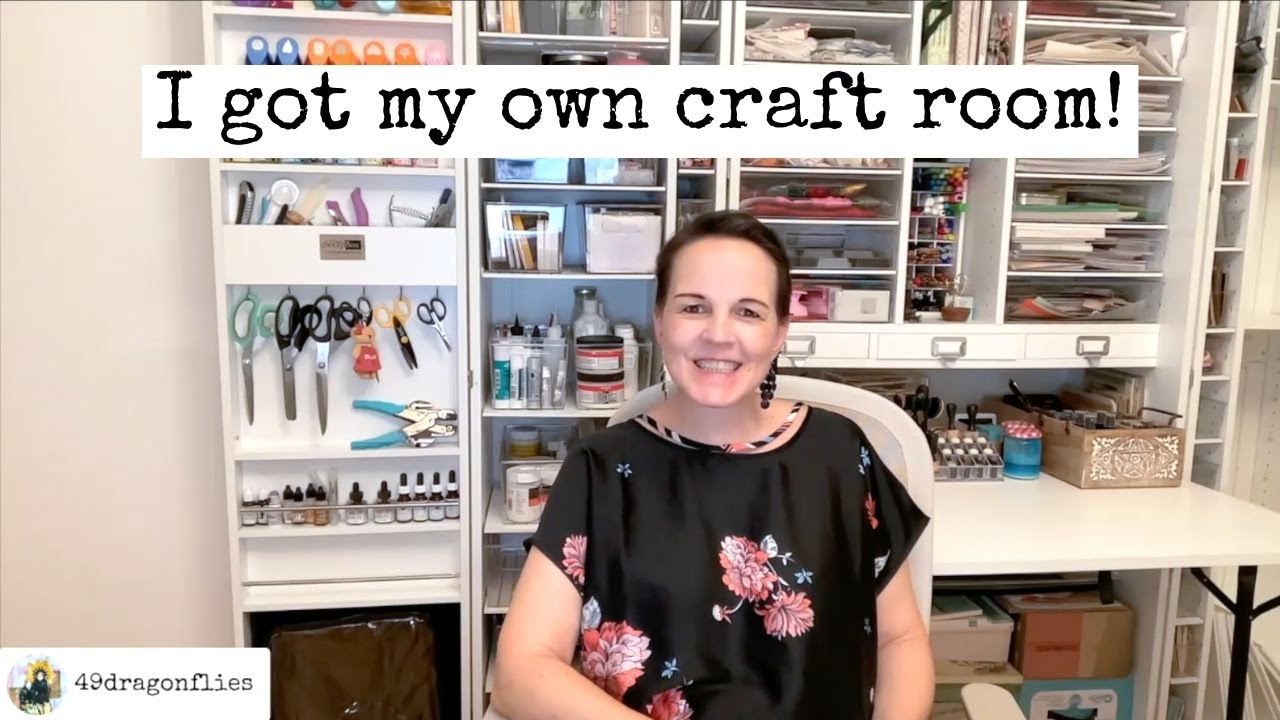 My New Craft Room And How I Organized It/Studio VLOG #1