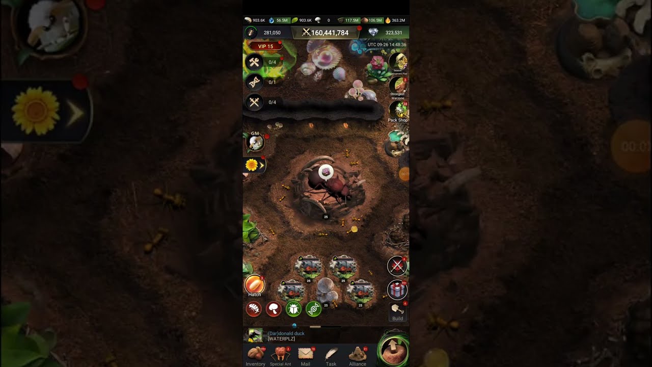 New Insect Growth Plan and 25% Cashback by Aptoide in The Ants : Underground Kingdom