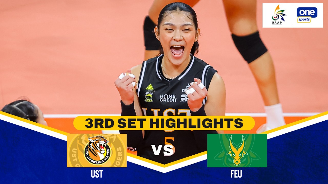 FEU vs. UST | SET 3 HIGHLIGHTS | UAAP SEASON 88 WOMEN’S VOLLEYBALL | MARCH 14, 2026