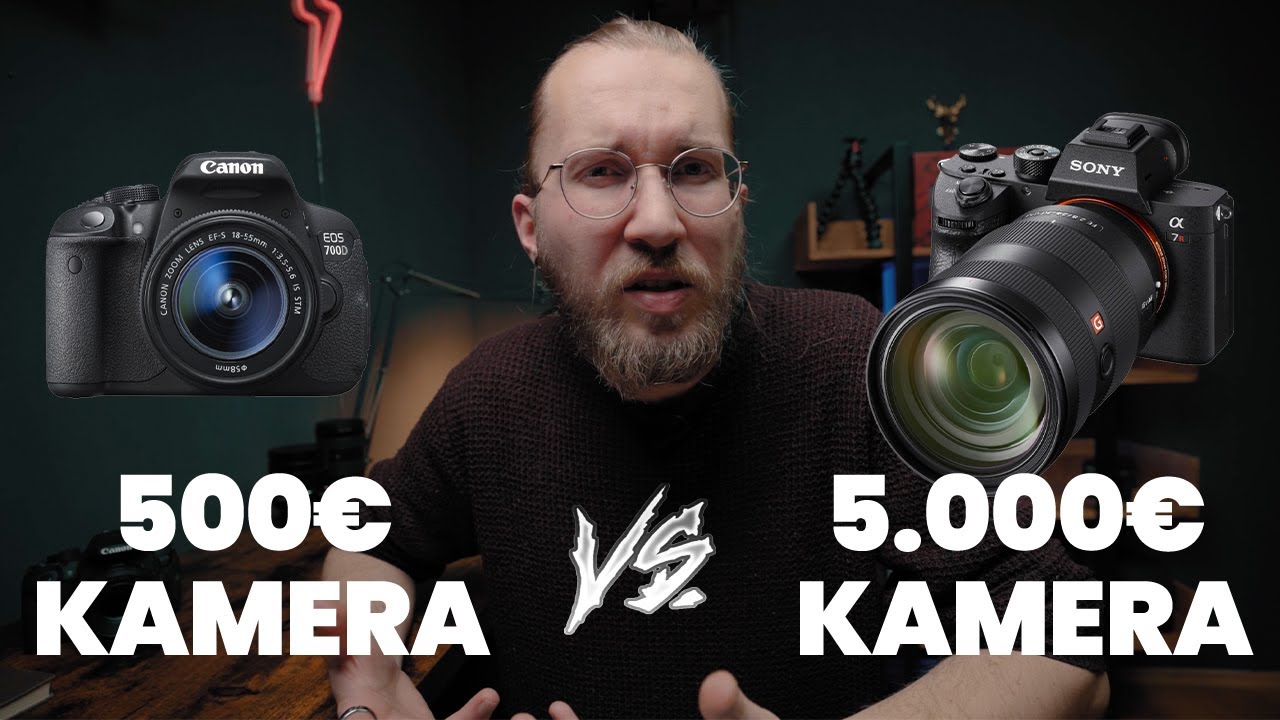 EINSTEIGER KAMERA vs PROFI KAMERA | Erkennt ein Profi den Unterschied? | 500&euro; Kamera vs 5000&euro; Kamera