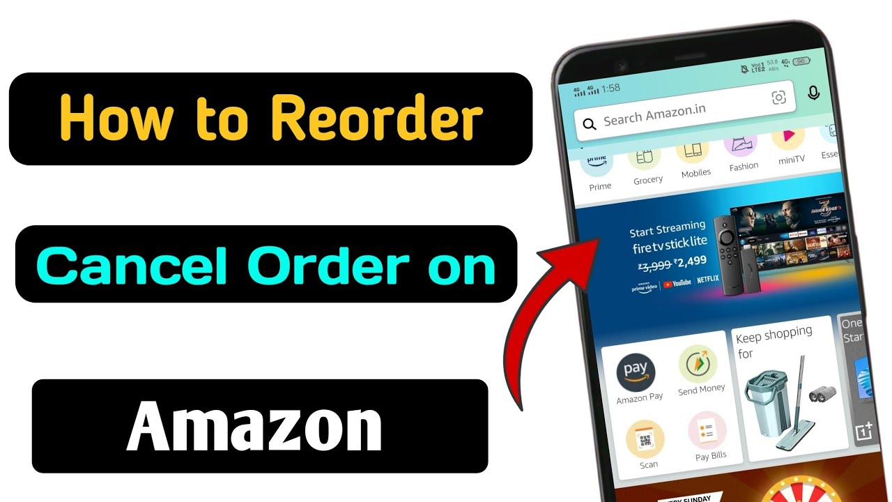 cancel order ko fir se order kaise kare amazon | amazon par cancel order ko wapas kaise laye