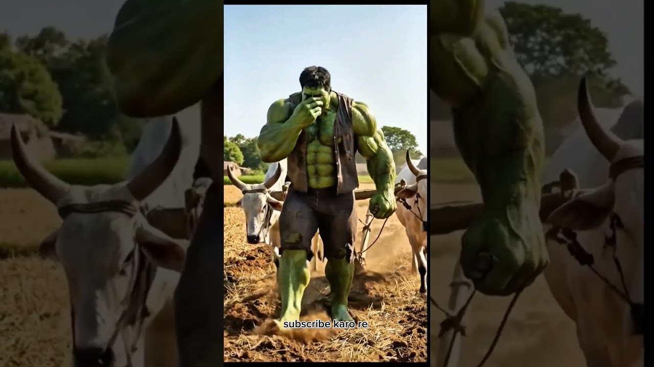 Hulk cartoon muli ke paraathe 