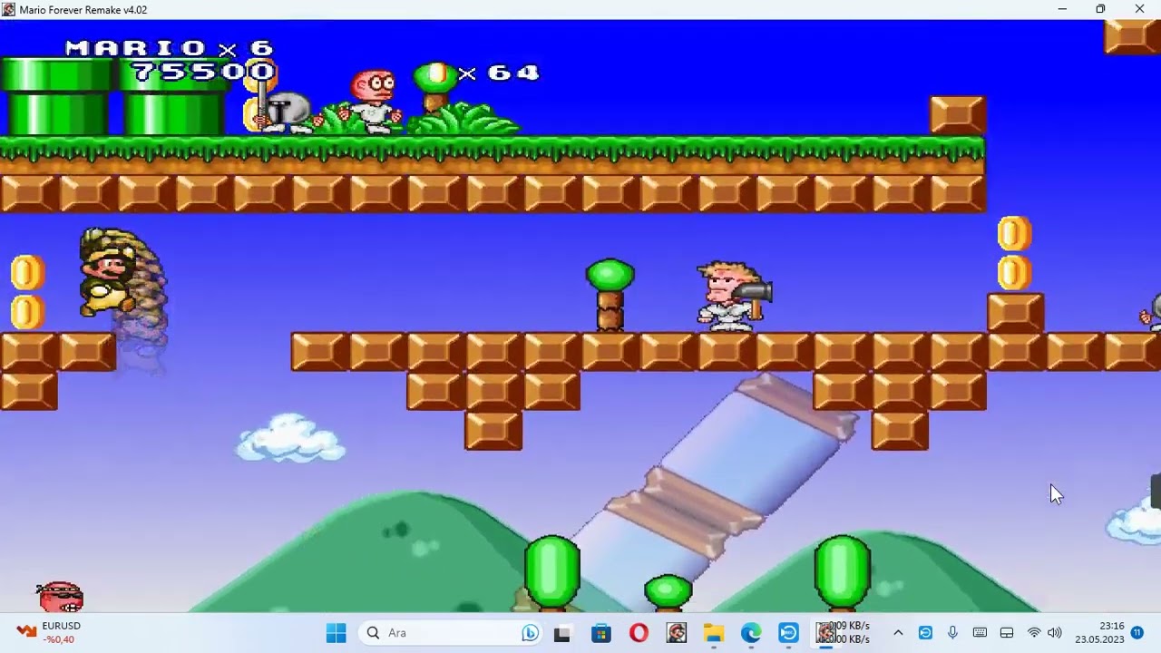 Mario Forever Remake 4.02 - Human Labolatory World Secret Level
